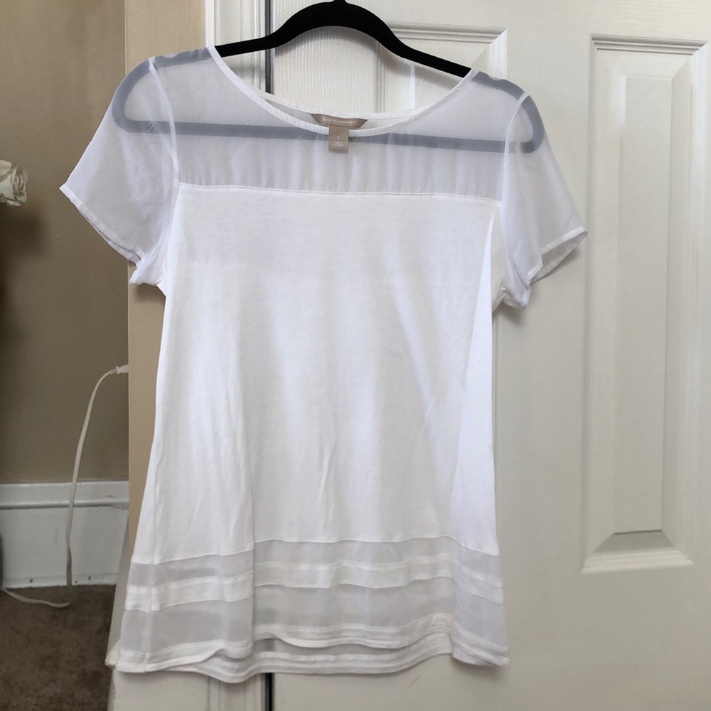 Banana Republic White Blouse